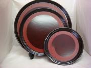 合板布目溜 歌舞伎筋盆